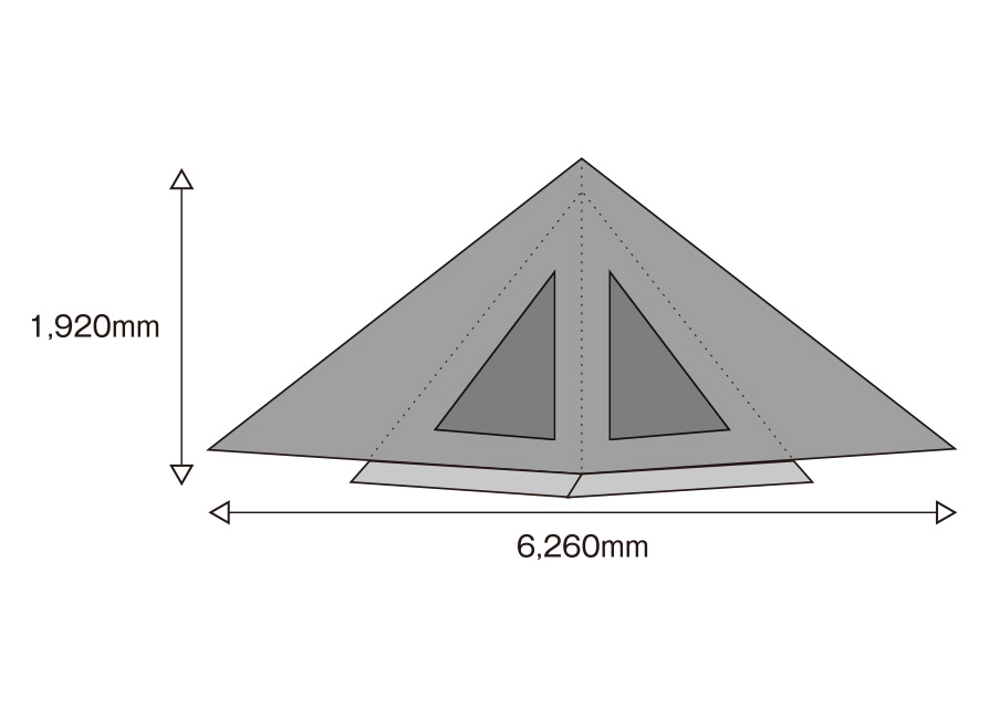 tent-Mark DESIGNS サーカスTC DX専用窓付きフロントフラップ