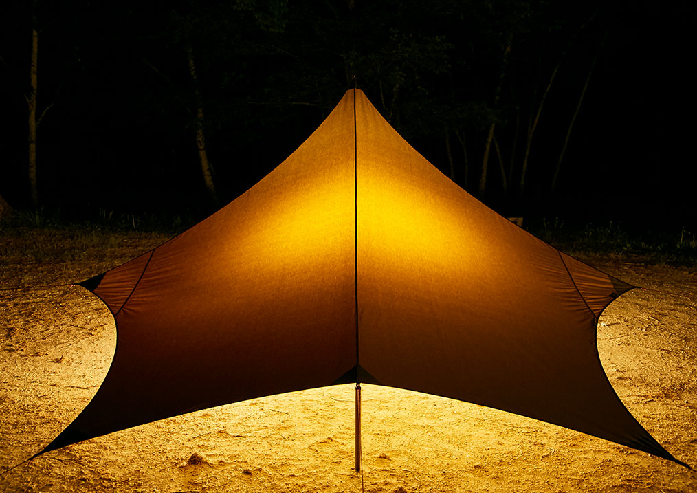 tent-Mark DESIGNS　ムササビウイング 13ft.TC “焚き火”