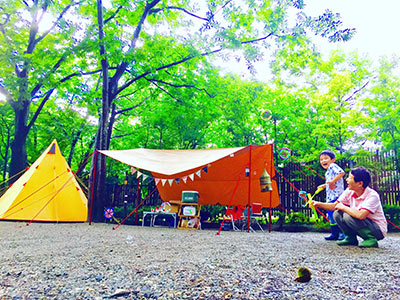 ばあばキャンプデビュー⛺️